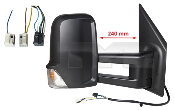Праве бічне дзеркало Mercedes Sprinter II 3-t автобус (906) (2006 - 2019) ціна, від 116.35 USD