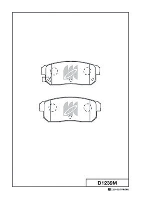 Задні гальмівні колодки Nissan/Infiniti 44060AU092 ціна, від 16.36 USD