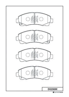 361584 Power Stop Передні гальмівні колодки