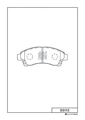 Купити UGY13328Z Mazda Колодки гальмівні передні, дискові