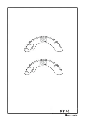 Купити C01006 Japan Cars Колодки гальмові задні, барабанні