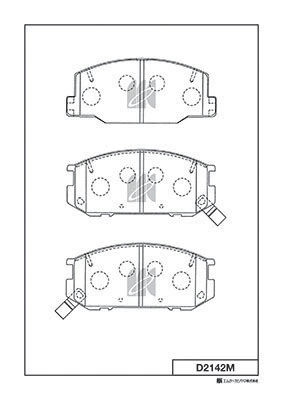 0449128361 Toyota Передні гальмівні колодки