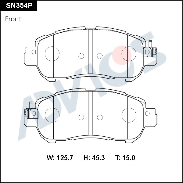 Передні тормозні колодки 162038 Power Stop