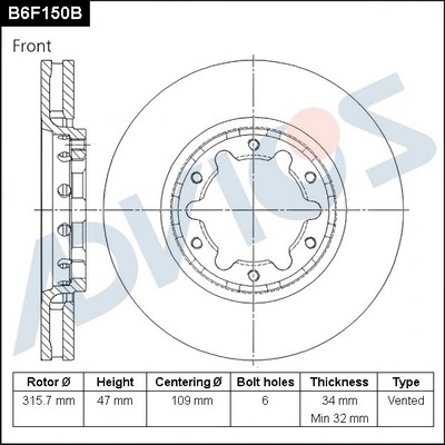 Купити 40206VC200 Nissan/Infiniti Ротор гальмівний