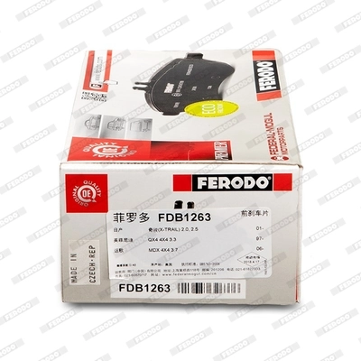 FDB1263 Ferodo Передні гальмівні колодки