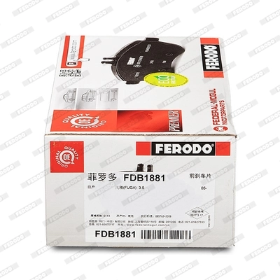 FDB1881 Ferodo Передні гальмівні колодки