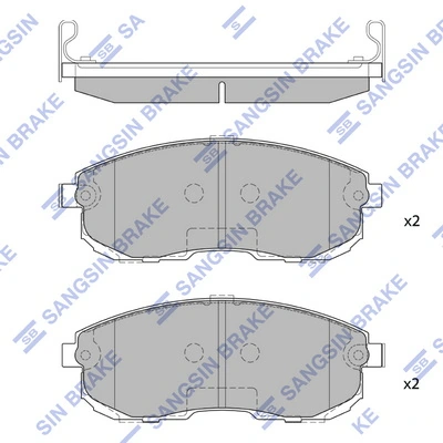 Гальмівні колодки Mazda D1060EM10A ціна, від 31.57 USD