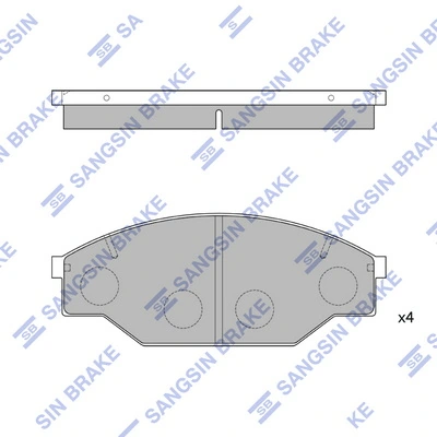 Гальмівні колодки Kashiyama C12047 ціна, від 13.26 USD