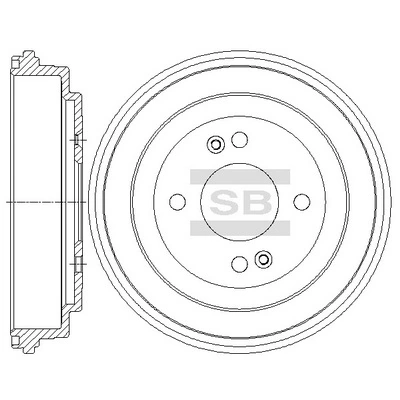 Барабан гальмівний задній Chrysler 584110X000 ціна, від 28.95 USD