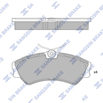 Гальмівні колодки Sfec BP000668 ціна, від 16.91 USD