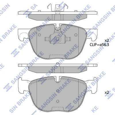 Передні тормозні колодки 261381 Power Stop