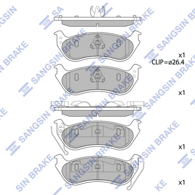Задні гальмівні колодки Monroe DX856 ціна, від 23.94 USD