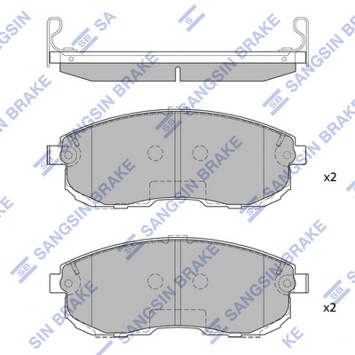 Купити HP3012 Dayco Колодки гальмівні передні, дискові