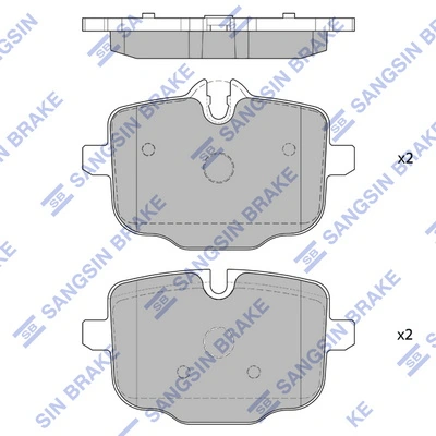 Задні дискові колодки Power Stop NXE1850