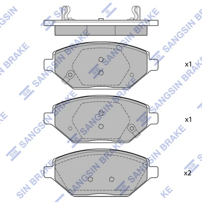 Гальмівні колодки General Motors 42349236 ціна, від 21.90 USD