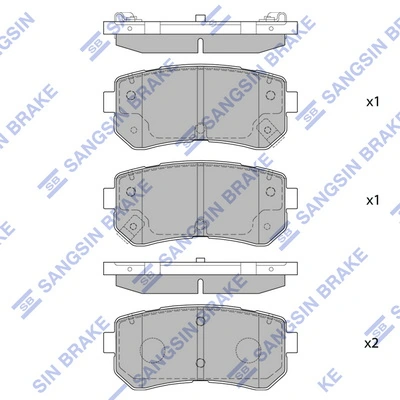 Купити DBS3306 Hexen Задні колодки