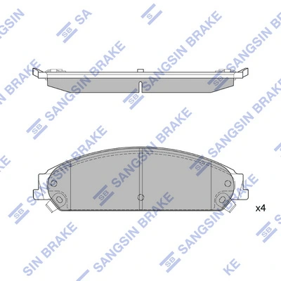GK0096 CTR Передні гальмівні колодки