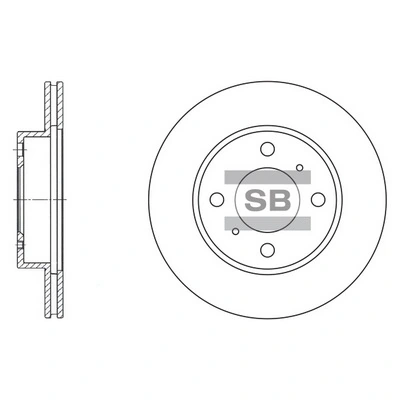  Гальмівні диски передні Mitsubishi Lancer 6