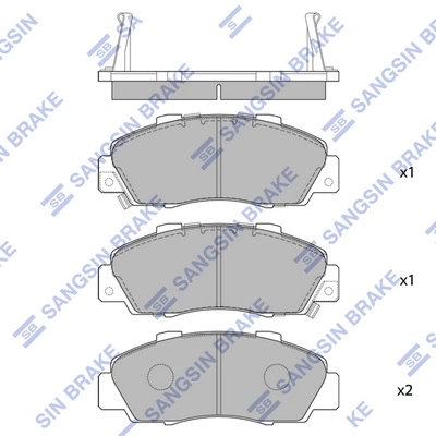 Гальмівні колодки Lucas GDB1062 ціна, від 16.91 USD