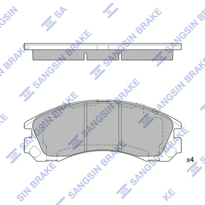 Купити MR129103 Chrysler Колодки гальмівні передні, дискові