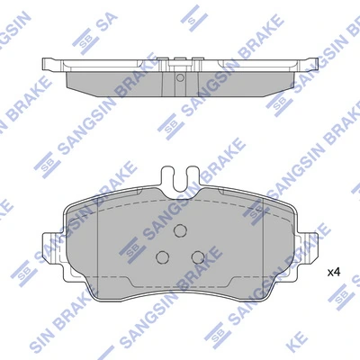 Гальмівні колодки Fiat/Alfa/Lancia 1684201320 ціна, від 18.08 USD