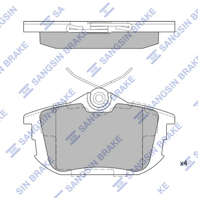 Купити MP412EA Mintye Задні колодки