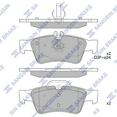 Z231116 Power Stop Колодки гальмівні задні, дискові