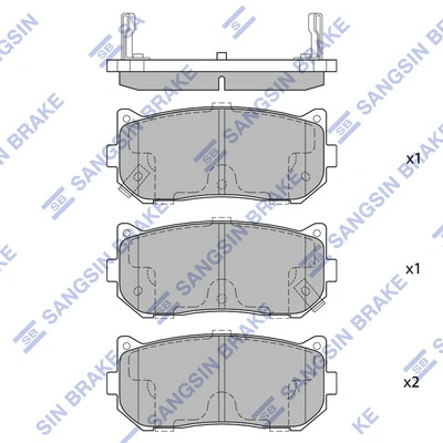Купити EC1079R ECO Gold Задні колодки