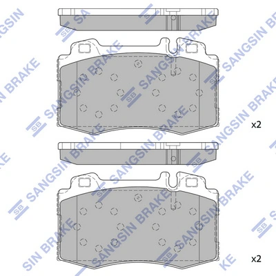 Купити D0847 PSP Колодки гальмівні передні, дискові
