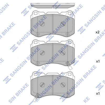 Купити Передні тормозні колодки Volvo S60 I RS, RH