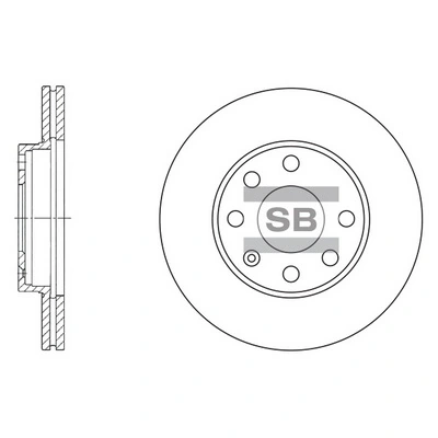 Диск переднього гальма Alfa Romeo 145 хетчбек (930) (1994 - 2001) ціна, від 21.54 USD