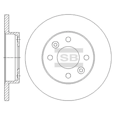 Диск переднього гальма Glober 481305 ціна, від 19.32 USD