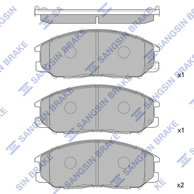 Тормозні колодки Lamda CK1509LD