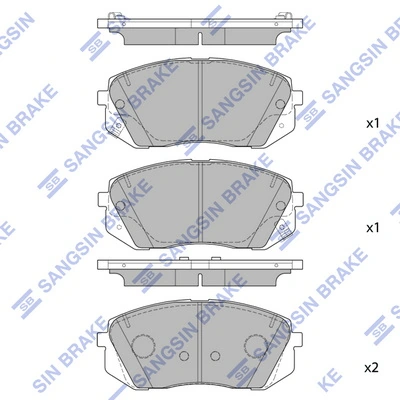 Гальмівні колодки Mando RMPK34 ціна, від 24.07 USD