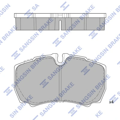 Купити 42560080 Iveco Задні колодки
