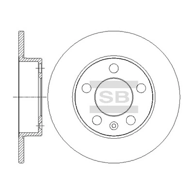 Купити 3496009 Brilliance Диск заднього гальма