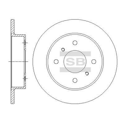 60202229KSX Stellox Дискові гальма