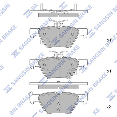 Задні гальмівні колодки Bosch 986494836 ціна, від 36.93 USD