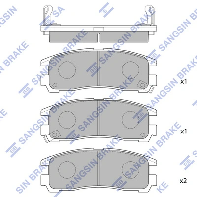 Купити 1016HP0004 Great Wall Задні колодки