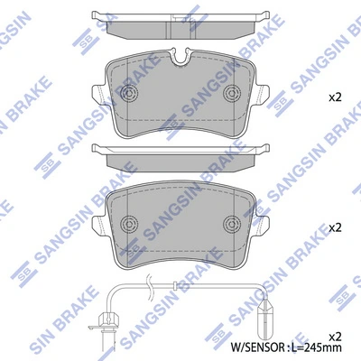Задні гальмівні колодки Z231547 Power Stop