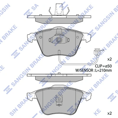 Купити Передні тормозні колодки Audi A6 C6 4F2