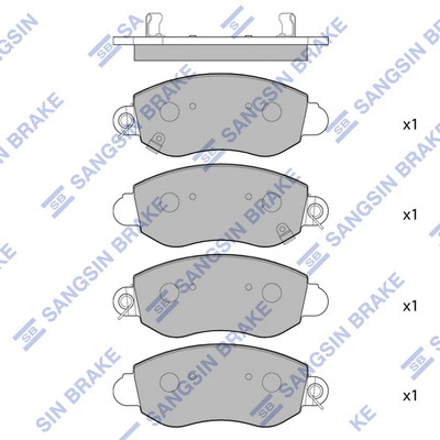 Гальмівні колодки AYD 1160127A ціна, від 22.27 USD
