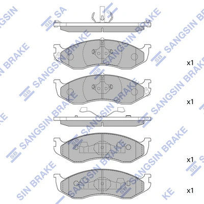 Купити 355041341 HELLA-PAGID Колодки гальмівні передні, дискові