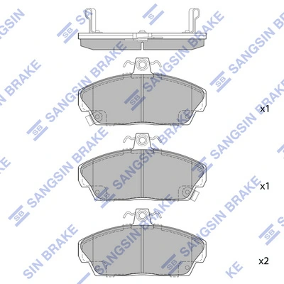 Гальмівні колодки Toko cars T2111031 ціна, від 21.05 USD