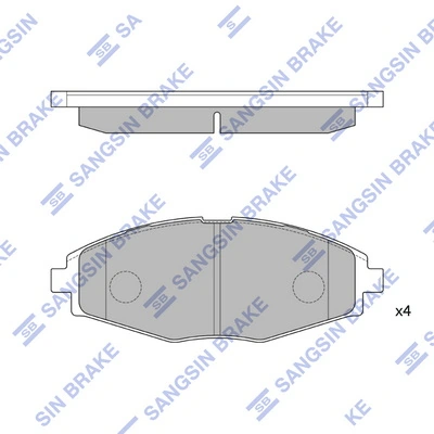 Гальмівні колодки Toko cars CK1007 ціна, від 9.90 USD