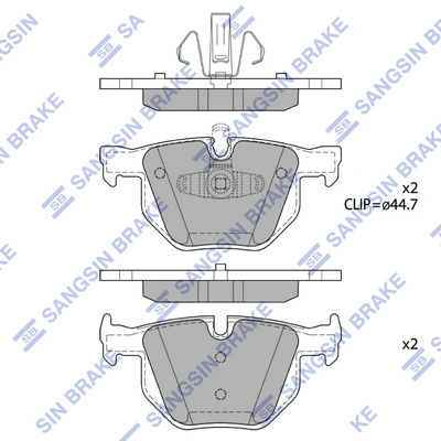 Купити 8660005127 Renault (RVI) Задні колодки