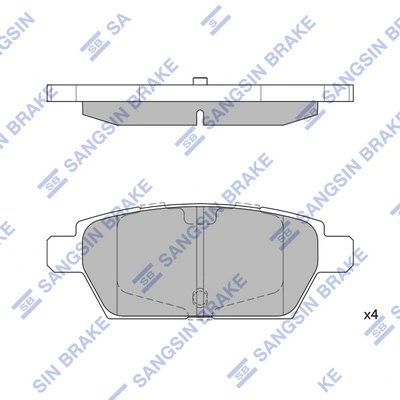 Купити GER12648Z Mazda Задні колодки
