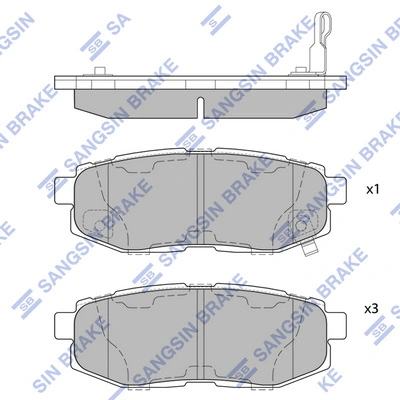 Купити HB533F668 Hawk Performance Задні колодки