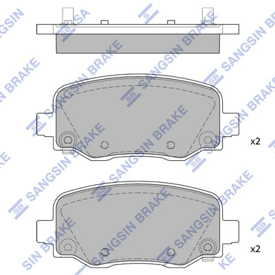 Задні дискові колодки Magneti Marelli PF0794