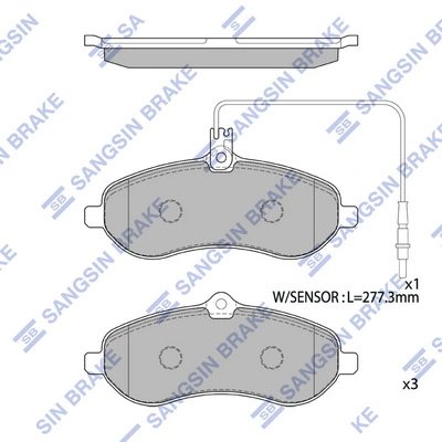 Тормозні колодки Ford 1591472